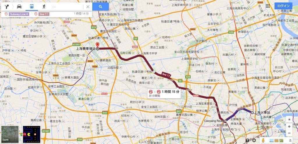 地下鉄で移動する　_上海